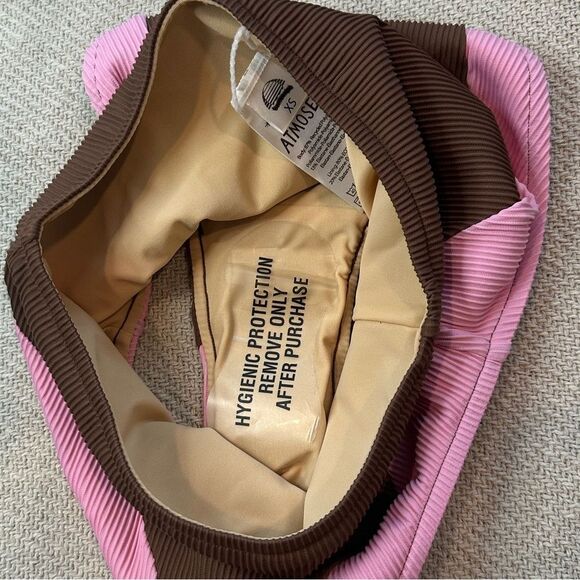 NEW Free People Atmosea Swim Bikini Bottom Briefs Size XS Neenish Colorblock - Picture 7 of 8